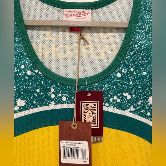 NWT - Seattle Supersonics Jersey - Large - Picture 3 of 4